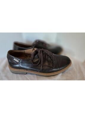 Edgar Barona Men's Black Leather Oxford Shoes Sz 39